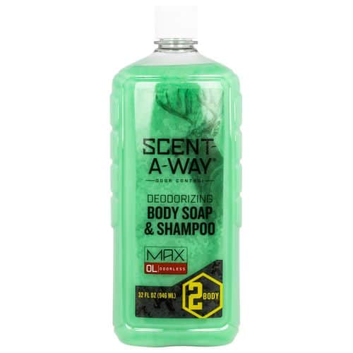 Scent-A-Way 07758 Shampoo/Body Wash Odor Eliminator Odorless 32 oz Scent-A-Way 07758 Shampoo/Body Wash Odor Eliminator Odorless 32 oz