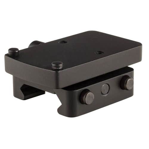 Trijicon AC32077 RMR/SRO Low Mount Black Anodized Quick Release Weaver Mount Aluminum Universal Trijicon AC32077 RMR/SRO Low Mount Black Anodized Quick Release Weaver Mount Aluminum Universal