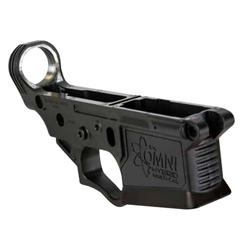 ATI ATIGLOW200 Omni Hybrid Stripped Lower Multi-Caliber Black Anodized Finish Polymer Material with Mil-Spec Dimensions for AR-15 ATI ATIGLOW200 Omni Hybrid Stripped Lower Multi-Caliber Black Anodized Finish Polymer Material with Mil-Spec Dimensions for AR-15