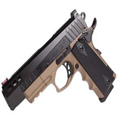 ATI ATIGFXH45FDE FXH-45 Hybrid 45 ACP 5" 8+1 Flat Dark Earth Hardcoat Anodized Black Nitride Steel Slide Finger Grooved Flat Dark Earth Polymer Grip ATI ATIGFXH45FDE FXH-45 Hybrid 45 ACP 5" 8+1 Flat Dark Earth Hardcoat Anodized Black Nitride Steel Slide Finger Grooved Flat Dark Earth Polymer Grip