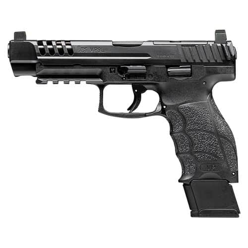 HK 81000591 VP9L Optics Ready 9mm Luger 5" 20+1 (2) Black Black Steel Slide Black Interchangeable Backstrap Grip HK 81000591 VP9L Optics Ready 9mm Luger 5" 20+1 (2) Black Black Steel Slide Black Interchangeable Backstrap Grip