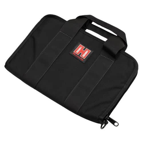 Hornady 99117 Pistol Case Black Cordura Case with Integrated Red Logo Hornady 99117 Pistol Case Black Cordura Case with Integrated Red Logo