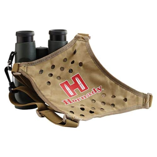 Hornady 99121 Binocular Harness Tan/Red Logo Hornady 99121 Binocular Harness Tan/Red Logo