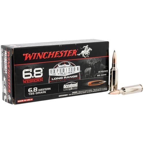 Winchester Ammo S68WLR Expedition Big Game 6.8 Western 160 gr AccuBond Long Range 20 Bx Winchester Ammo S68WLR Expedition Big Game 6.8 Western 160 gr AccuBond Long Range 20 Bx