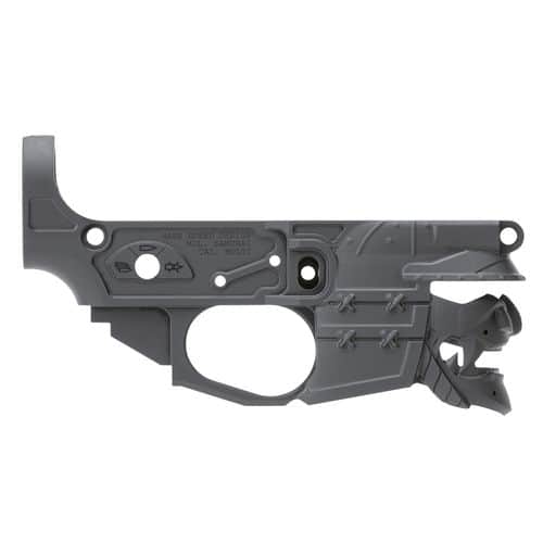 Spikes STLB630 Rare Breed Samurai Stripped Lower Receiver Multi-Caliber 7075-T6 Aluminum Black Anodized for AR-15 Spikes STLB630 Rare Breed Samurai Stripped Lower Receiver Multi-Caliber 7075-T6 Aluminum Black Anodized for AR-15