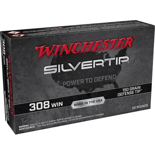 Winchester Ammo W308ST Silvertip 308 Win 150 gr Defense Tip - W308ST Winchester Ammo W308ST Silvertip 308 Win 150 gr Defense Tip - W308ST
