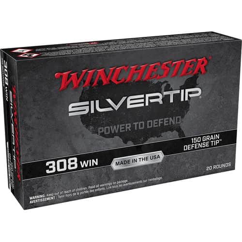 Winchester Ammo W308ST Silvertip 308 Win 150 gr Defense Tip - W308ST Winchester Ammo W308ST Silvertip 308 Win 150 gr Defense Tip - W308ST