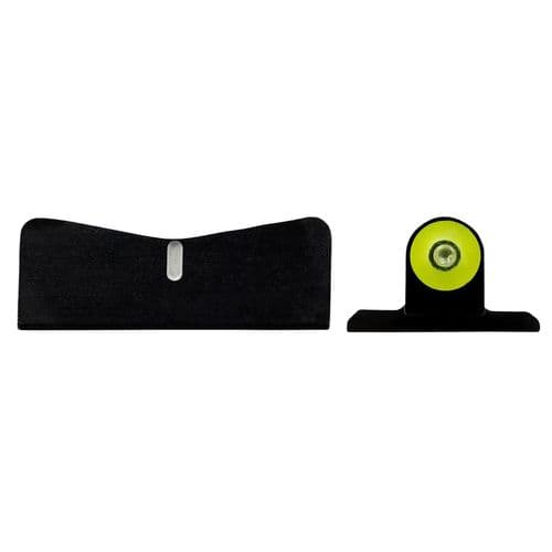 XS Sights SI0017P3Y DXW II Big Dot Night Sight Set Tritium Green with Yellow Outline Front, Black with White Stripe Rear Black Frame for Sig P365,938 XS Sights SI0017P3Y DXW II Big Dot Night Sight Set Tritium Green with Yellow Outline Front, Black with White Stripe Rear Black Frame for Sig P365,938