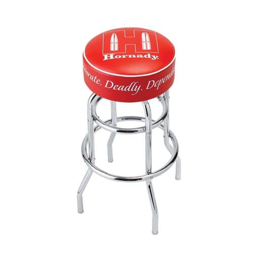 Hornady 99103 Reloading Bench Stool Chrome/Red Chromed Steel/ Vinyl Hornady 99103 Reloading Bench Stool Chrome/Red Chromed Steel/ Vinyl