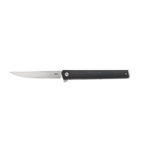 CRKT 7097 CEO Flipper 3.35" Folding Plain Satin Japanese AUS-8 SS Blade G10 Black Handle CRKT 7097 CEO Flipper 3.35" Folding Plain Satin Japanese AUS-8 SS Blade G10 Black Handle