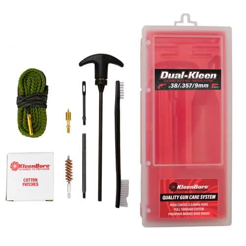 Kleen-Bore KDS-9 Kwik Kleen Gun Cleaning Kit 9mm 357 Mag 38 Cal Handgun Bronze, Nylon Brush Kleen-Bore KDS-9 Kwik Kleen Gun Cleaning Kit 9mm 357 Mag 38 Cal Handgun Bronze, Nylon Brush