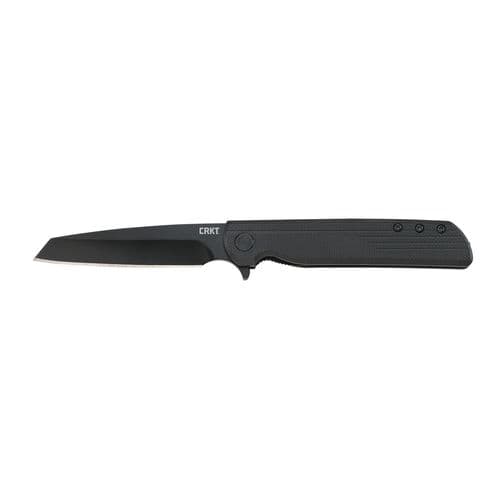 CRKT 3802K LCK + Tanto 3.24" Folding Tanto Plain Black Oxide 8Cr13MoV SS Blade GRN Black Handle CRKT 3802K LCK + Tanto 3.24" Folding Tanto Plain Black Oxide 8Cr13MoV SS Blade GRN Black Handle