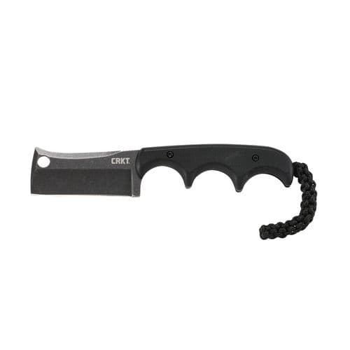 CRKT 2383K Minimalist Cleaver Blackout 2.13" Fixed Cleaver Plain Black Stonewash 5Cr15MoV SS Blade G10 Black Handle CRKT 2383K Minimalist Cleaver Blackout 2.13" Fixed Cleaver Plain Black Stonewash 5Cr15MoV SS Blade G10 Black Handle