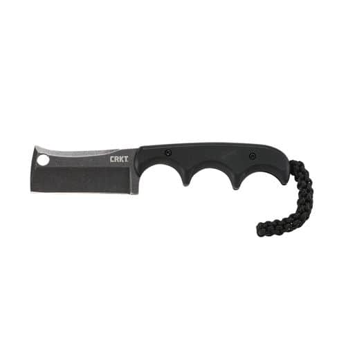 CRKT 2383K Minimalist Cleaver Blackout 2.13" Fixed Cleaver Plain Black Stonewash 5Cr15MoV SS Blade G10 Black Handle CRKT 2383K Minimalist Cleaver Blackout 2.13" Fixed Cleaver Plain Black Stonewash 5Cr15MoV SS Blade G10 Black Handle
