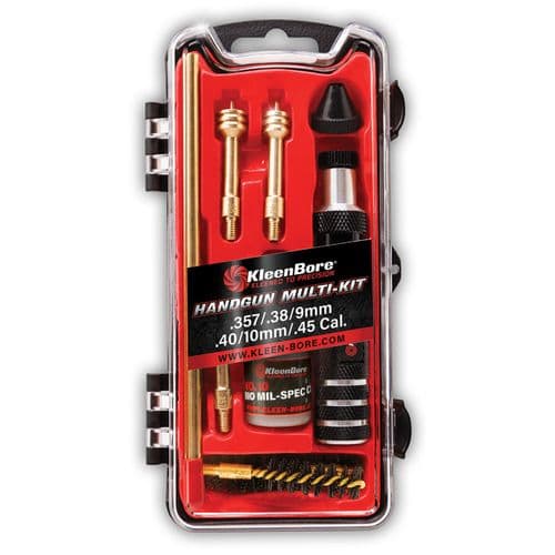 Kleen-Bore HMK-38-45 Handgun Multi-Kit Multi-Caliber Handgun .38/.357/9mm/.40/10mm/.45 Cal. Kleen-Bore HMK-38-45 Handgun Multi-Kit Multi-Caliber Handgun .38/.357/9mm/.40/10mm/.45 Cal.