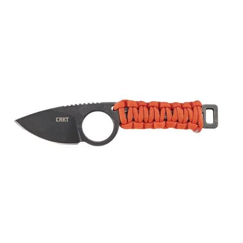 CRKT 2415 Tailbone 2.13" Fixed Plain Black Stonewash 8Cr13MoV SS Blade Orange Wrapped 45Mn Carbon Steel Handle CRKT 2415 Tailbone 2.13" Fixed Plain Black Stonewash 8Cr13MoV SS Blade Orange Wrapped 45Mn Carbon Steel Handle