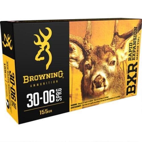 Browning .30-06 Springfield Ammunition 20 Rounds 155 Grains Browning .30-06 Springfield Ammunition 20 Rounds 155 Grains