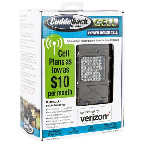Cuddeback G5185 Power House Cell Verizon 4G/LTE Brown 20MP Resolution Cuddeback G5185 Power House Cell Verizon 4G/LTE Brown 20MP Resolution
