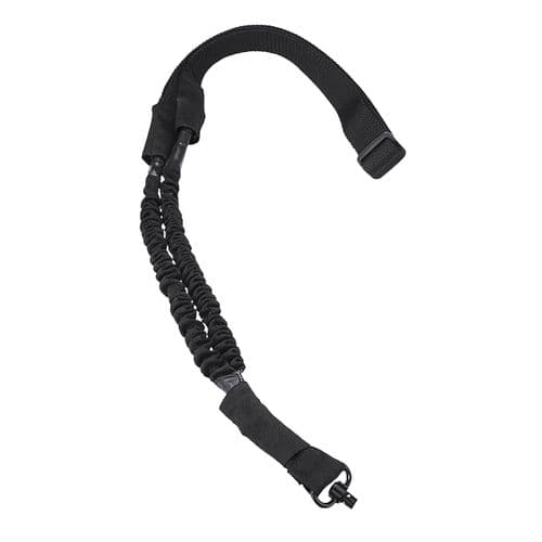 NcStar AQDBS1B VISM 1 Point Sling 1.50" 46"-64" Adjustable Bungee Black Nylon Strap w/Elastic Shock-Cord NcStar AQDBS1B VISM 1 Point Sling 1.50" 46"-64" Adjustable Bungee Black Nylon Strap w/Elastic Shock-Cord