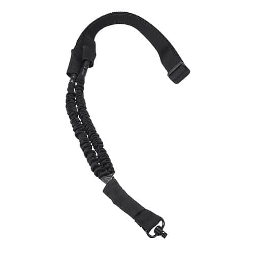 NcStar AQDBS1B VISM 1 Point Sling 1.50" 46"-64" Adjustable Bungee Black Nylon Strap w/Elastic Shock-Cord NcStar AQDBS1B VISM 1 Point Sling 1.50" 46"-64" Adjustable Bungee Black Nylon Strap w/Elastic Shock-Cord