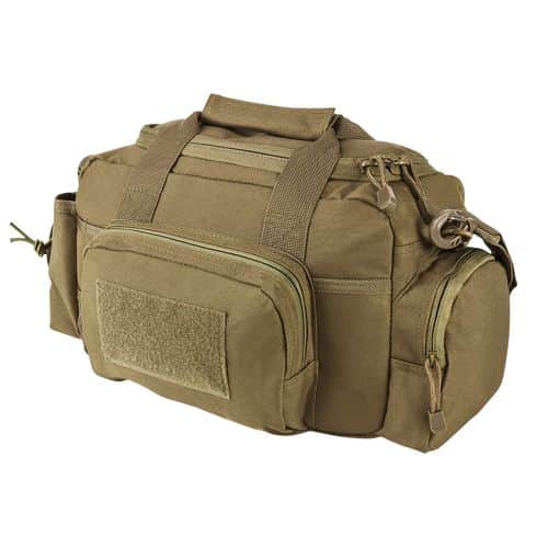 NcStar CVSRB2985T VISM Range Bag with Small Size, Side Pockets, PALs Webbing, Carry Handles, Pockets & Tan Finish NcStar CVSRB2985T VISM Range Bag with Small Size, Side Pockets, PALs Webbing, Carry Handles, Pockets & Tan Finish