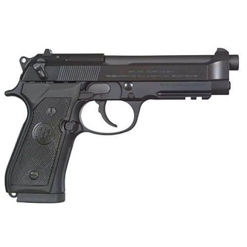 Beretta USA J9A9F11 92A1 9mm Luger 4.90" 10+1 Matte Black Black Steel Slide Checkered Black Polymer Grip (Made in Italy) Beretta USA J9A9F11 92A1 9mm Luger 4.90" 10+1 Matte Black Black Steel Slide Checkered Black Polymer Grip (Made in Italy)