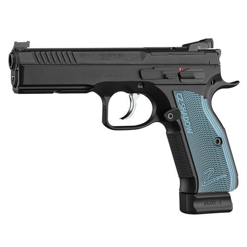 CZ-USA 91251 Shadow 2 Optics-Ready 9mm Luger 4.89" 19+1 Black Black Steel Slide Blue Aluminum Grip CZ-USA 91251 Shadow 2 Optics-Ready 9mm Luger 4.89" 19+1 Black Black Steel Slide Blue Aluminum Grip