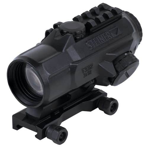 Steiner 8796556 T332 T-Sights 5.56 AR-Platform 3x32mm Illuminated Red Rapid Dot Black Rubber Armor Steiner 8796556 T332 T-Sights 5.56 AR-Platform 3x32mm Illuminated Red Rapid Dot Black Rubber Armor