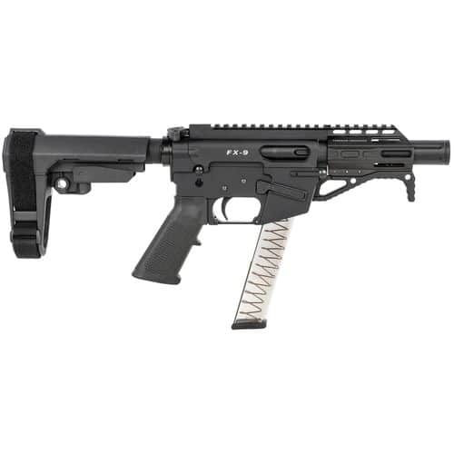 Freedom Ordnance FX9P4S FX-9 9mm Luger 4" 31+1 Black Hard Coat Anodized Black Nitride Adjustable Stock Black Polymer Grip Right Hand Freedom Ordnance FX9P4S FX-9 9mm Luger 4" 31+1 Black Hard Coat Anodized Black Nitride Adjustable Stock Black Polymer Grip Right Hand