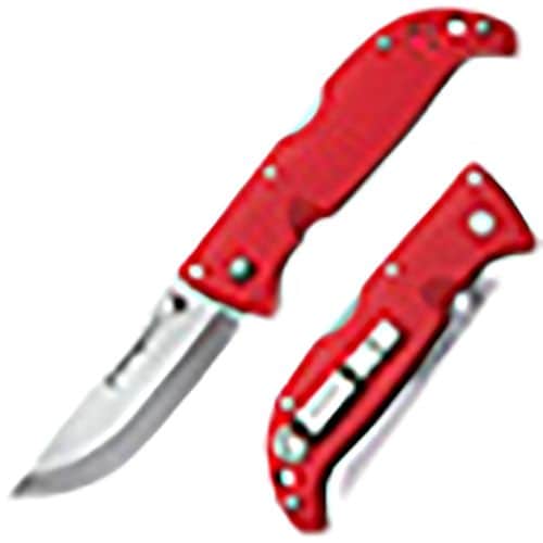 Cold Steel CS20NPH Finn Wolf 3.50" Folding Clip Point Plain Japanese AUS-8A SS Blade Griv-Ex Red Handle Cold Steel CS20NPH Finn Wolf 3.50" Folding Clip Point Plain Japanese AUS-8A SS Blade Griv-Ex Red Handle