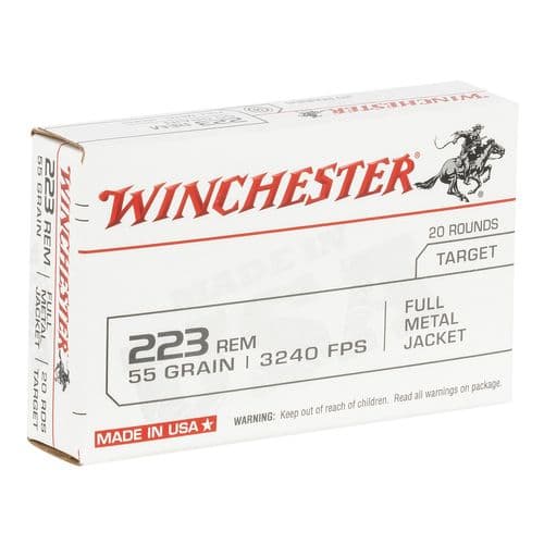 Winchester Ammo W223K USA 223 Rem 55 gr Full Metal Jacket (FMJ) 20 Bx/50 Cs Winchester Ammo W223K USA 223 Rem 55 gr Full Metal Jacket (FMJ) 20 Bx/50 Cs
