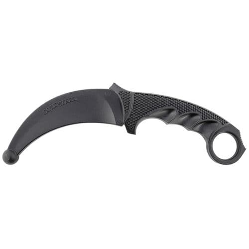 Cold Steel CS92R49 Trainer Karambit 4" Fixed Hawkbill Plain Rubber Blade Black Synthetic Rubber Handle Cold Steel CS92R49 Trainer Karambit 4" Fixed Hawkbill Plain Rubber Blade Black Synthetic Rubber Handle