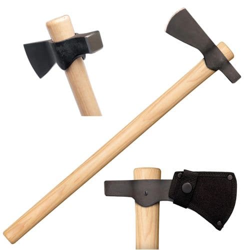 Cold Steel CS-90TH Trail Hawk 2.25" Black 1055 Carbon Steel Blade American Hickory Handle 22" Long Cold Steel CS-90TH Trail Hawk 2.25" Black 1055 Carbon Steel Blade American Hickory Handle 22" Long