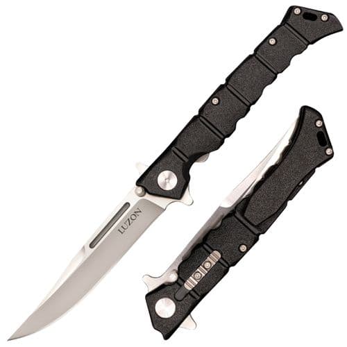 Cold Steel CS20NQL Luzon Medium 4" Folding Plain 8Cr13MoV SS Blade GFN Black Handle Cold Steel CS20NQL Luzon Medium 4" Folding Plain 8Cr13MoV SS Blade GFN Black Handle