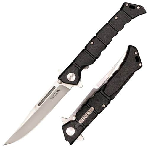 Cold Steel CS20NQL Luzon Medium 4" Folding Plain 8Cr13MoV SS Blade GFN Black Handle Cold Steel CS20NQL Luzon Medium 4" Folding Plain 8Cr13MoV SS Blade GFN Black Handle