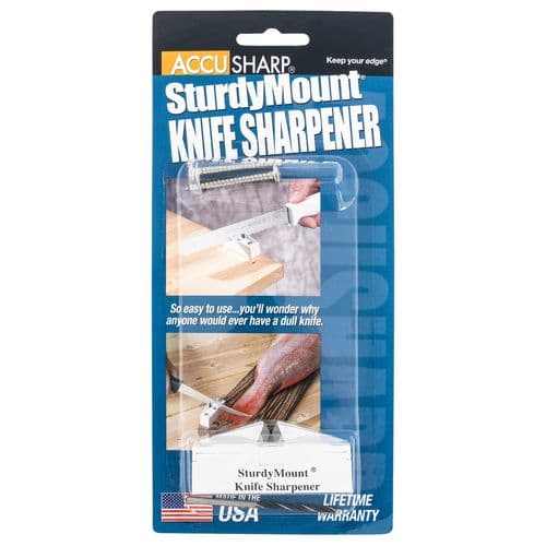 AccuSharp 004C SturdyMount Knife & Tool Sharpener Diamond Tungsten Carbide Sharpener Gray AccuSharp 004C SturdyMount Knife & Tool Sharpener Diamond Tungsten Carbide Sharpener Gray