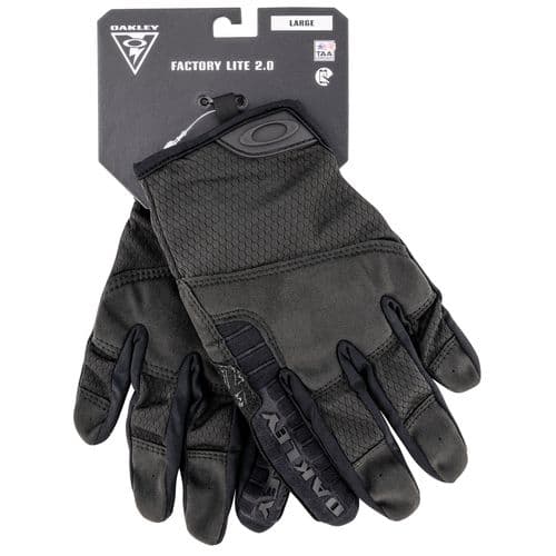 Oakley FOS900406 Factory Lite 2.0 Black Touchscreen Polyester/Spandex/Polyurethane/Rubber Large Oakley FOS900406 Factory Lite 2.0 Black Touchscreen Polyester/Spandex/Polyurethane/Rubber Large