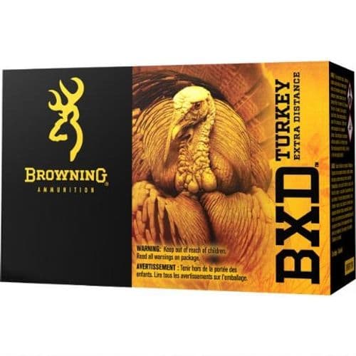 REBATE!!! Browning BXD Turkey 12 Gauge Ammunition 10 Rounds 3" #6 Shot 1-5/8oz 1200 fps REBATE!!! Browning BXD Turkey 12 Gauge Ammunition 10 Rounds 3" #6 Shot 1-5/8oz 1200 fps