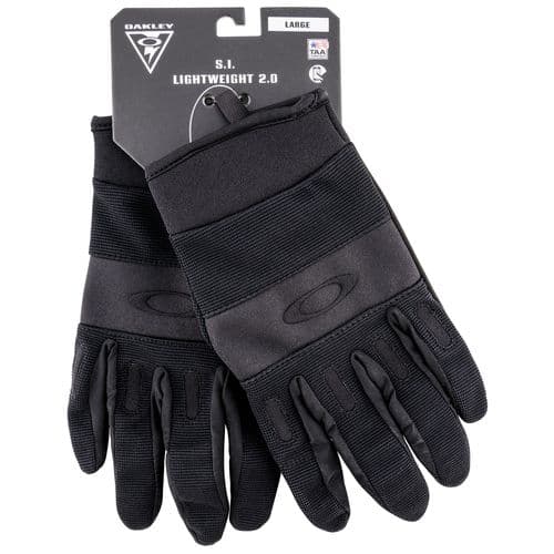 Oakley FOS900168 SI Lightweight Black Touchscreen Suede Large Oakley FOS900168 SI Lightweight Black Touchscreen Suede Large