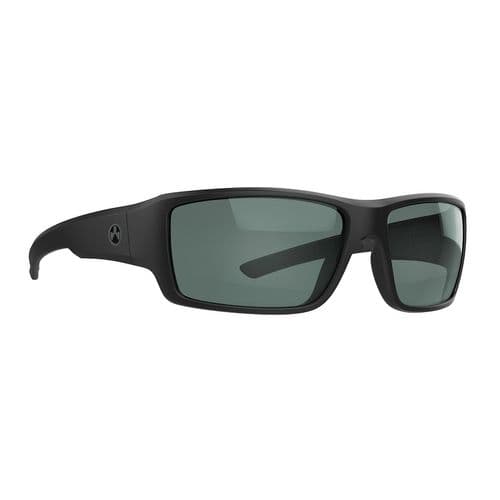 Magpul MAG1132-1-001-1900 Ascent Eyewear Polarized, Scratch Resistant Gray Green Lens with Black Wraparound Frame for Adults Magpul MAG1132-1-001-1900 Ascent Eyewear Polarized, Scratch Resistant Gray Green Lens with Black Wraparound Frame for Adults