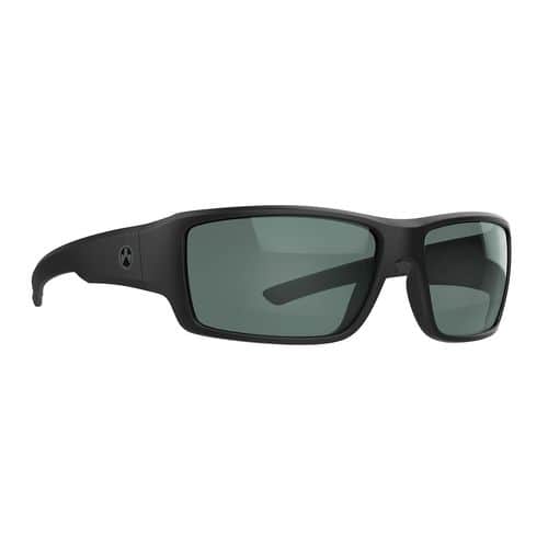 Magpul MAG1132-1-001-1900 Ascent Eyewear Polarized, Scratch Resistant Gray Green Lens with Black Wraparound Frame for Adults Magpul MAG1132-1-001-1900 Ascent Eyewear Polarized, Scratch Resistant Gray Green Lens with Black Wraparound Frame for Adults