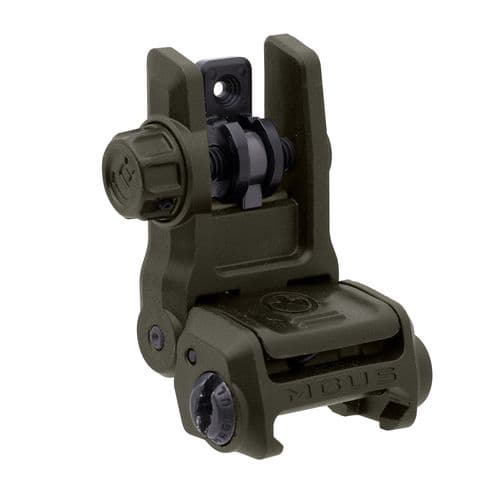 Magpul MAG1167-ODG MBUS 3 Rear Sight Flip Up OD Green for AR-15, AR-10, M4, M16 Magpul MAG1167-ODG MBUS 3 Rear Sight Flip Up OD Green for AR-15, AR-10, M4, M16