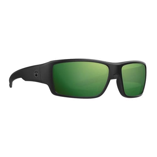 Magpul MAG1132-1-001-4050 Ascent Eyewear Polarized, Scratch Resistant Violet Green Mirror Lens with Black Wraparound Frame for Adults Magpul MAG1132-1-001-4050 Ascent Eyewear Polarized, Scratch Resistant Violet Green Mirror Lens with Black Wraparound Frame for Adults