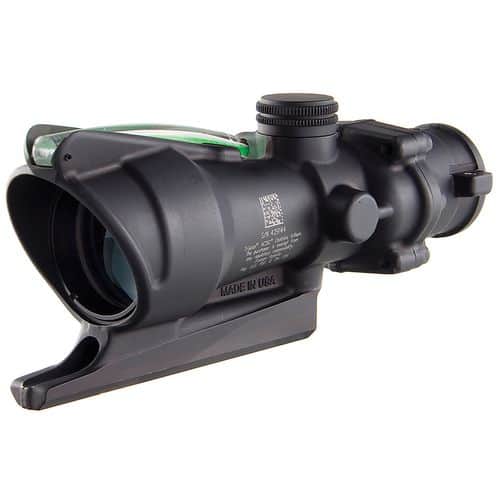 Trijicon 100212 ACOG 4x 32mm Obj 36.80 ft @ 100 yds FOV Matte Black Finish Dual Illuminated Green Donut 22/556 BDC Trijicon 100212 ACOG 4x 32mm Obj 36.80 ft @ 100 yds FOV Matte Black Finish Dual Illuminated Green Donut 22/556 BDC