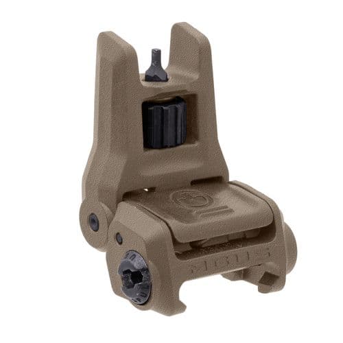 Magpul MAG1166-FDE MBUS 3 Front Sight Flip Up Flat Dark Earth for AR-15, AR-10, M4, M16 Magpul MAG1166-FDE MBUS 3 Front Sight Flip Up Flat Dark Earth for AR-15, AR-10, M4, M16