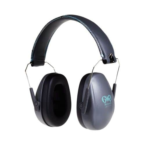 Allen Girls With Guns 2319 Assure Low-Profile Muff 23 dB Over the Head Gray Foam Ear Cups with Padded Black Headband for Women Allen Girls With Guns 2319 Assure Low-Profile Muff 23 dB Over the Head Gray Foam Ear Cups with Padded Black Headband for Women