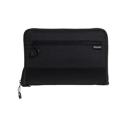 Allen 7758 Auto-Fit 2.0 Deluxe Handgun Case 11" with Foam Padding, Knit Interior, Exterior Pocket & Black Finish for Most Full-Size Semi-Autos Allen 7758 Auto-Fit 2.0 Deluxe Handgun Case 11" with Foam Padding, Knit Interior, Exterior Pocket & Black Finish for Most Full-Size Semi-Autos