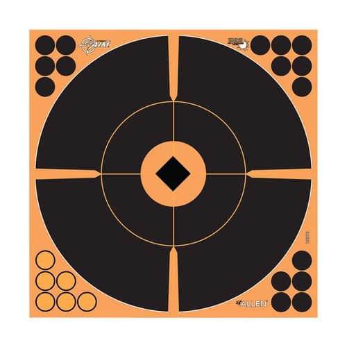 EZ-Aim 15376 EZ-Aim Splash Paper Bullseye w/Crosshair Black/Orange 12 Per Pkg EZ-Aim 15376 EZ-Aim Splash Paper Bullseye w/Crosshair Black/Orange 12 Per Pkg