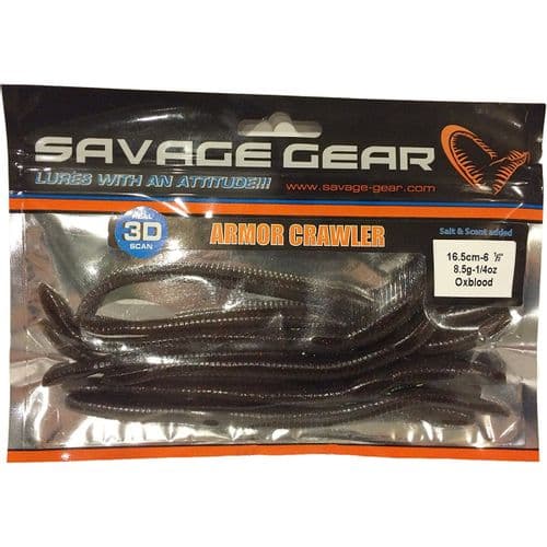Savage Gear 3D Armor Crawler Oxblood Savage Gear 3D Armor Crawler Oxblood