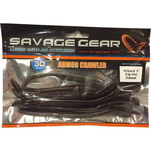 Savage Gear 3D Armor Crawler Oxblood Savage Gear 3D Armor Crawler Oxblood